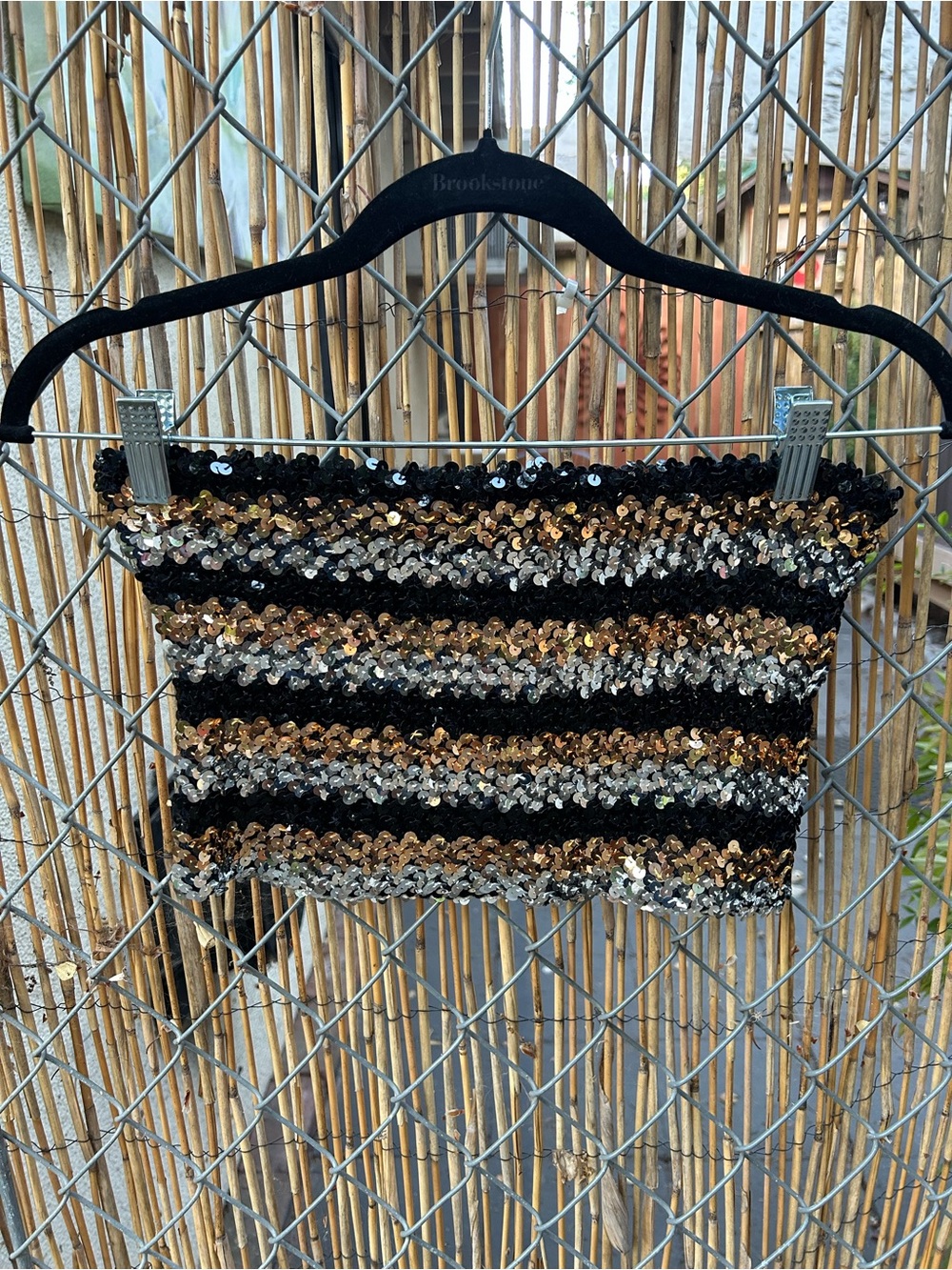 Vintage Disco Day of the Unicorn Sequin Tube Top
